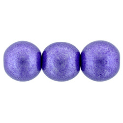 Round Beads 8mm Saturated Metallic Ultra Violet 300pc (06B07)