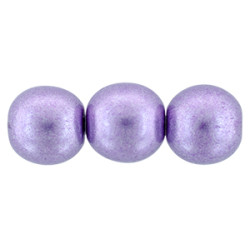 Round Beads 8mm Saturated Metallic Crocus Petal 300pc (06B08)