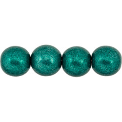 Round Beads 8mm Saturated Metallic Forest Biome 300pc (07B04)