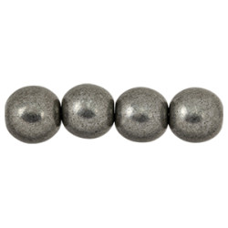 Round Beads 8mm Saturated Metallic Frost Gray 300pc (07B08)
