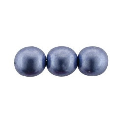 Round Beads 8mm Sueded Gold Provence 300pc (08A08)