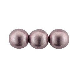 Round Beads 8mm Sueded Gold Blackened Pearl 300pc (08A10)