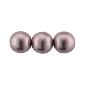 Round Beads 8mm Sueded Gold Blackened Pearl 300pc (08A10)