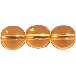 Round Beads 8mm Lt Topaz 300pc (10040)