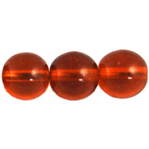 Round Beads 8mm Dk Topaz 300pc (10110)