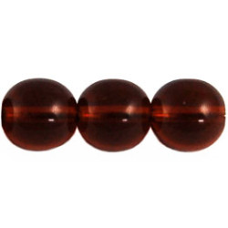 Round Beads 8mm Dk Topaz 300pc (10120)