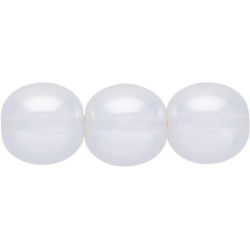 Round Beads 8mm Transparent Pearl - Brilliant White 300pc (63024CR)