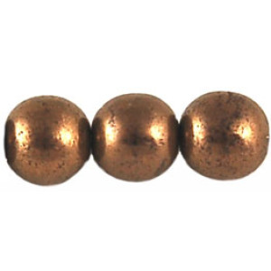 Round Beads 8mm Bronze 300pc (B23980)
