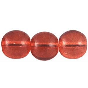 Round Beads 10mm Coated - Rosa 300pc (00258CR)