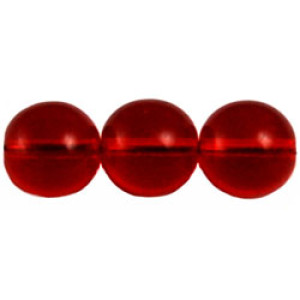 Round Beads 12mm Siam Ruby 150pc (90090)
