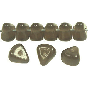 Unique Triangle Shape 9x6mm Opaque Gray 250gr (42000)