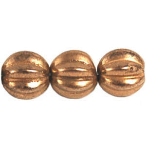 Melon Round 10mm Bronze 250gr (B23980)