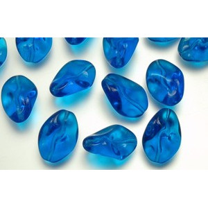 Textured Potatoes 18x13mm Capri Blue 250gr (60310)