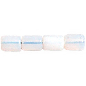 Beads 8x6mm Milky White 250gr (01000)