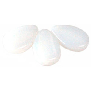 Flat Drop 18x12mm Milky White 250gr (01000)