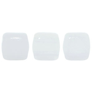 Tile Bead 6mm Alabaster 600pc (02010)