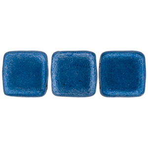 Tile Bead 6mm Saturated Metallic Little Boy Blue 600pc (05A05)