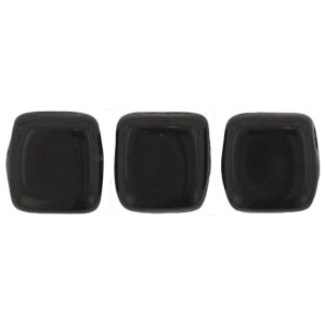 Tile Bead 6mm Jet 600pc (23980)