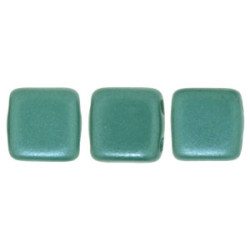 Tile Bead 6mm Pearl Coat - Teal 600pc (25027AL)