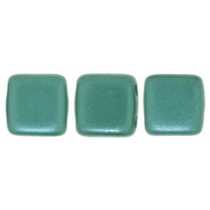 Tile Bead 6mm Pearl Coat - Teal 600pc (25027AL)