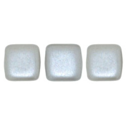 Tile Bead 6mm Pearl Coat - Silver 600pc (25028AL)