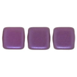 Tile Bead 6mm Pearl Coat - Purple Velvet 600pc (25032AL)