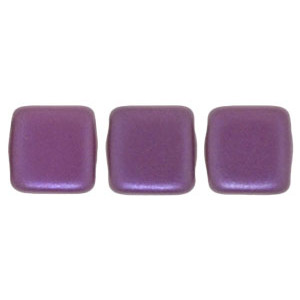 Tile Bead 6mm Pearl Coat - Purple Velvet 600pc (25032AL)