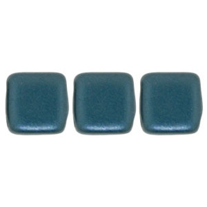 Tile Bead 6mm Pearl Coat - Steel Blue 600pc (25033AL)