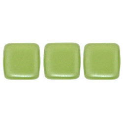 Tile Bead 6mm Pearl Coat - Olive 600pc (25034AL)