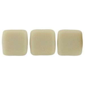 Tile Bead 6mm Matte - French Beige 600pc (M13070)