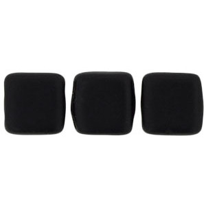 Tile Bead 6mm Matte - Jet 600pc (M23980)