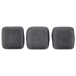 Tile Bead 6mm Matte - Hematite 600pc (ML23980)
