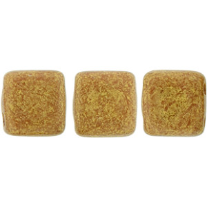 Tile Bead 6mm Pacifica - Macadamia 600pc (S1006WH)