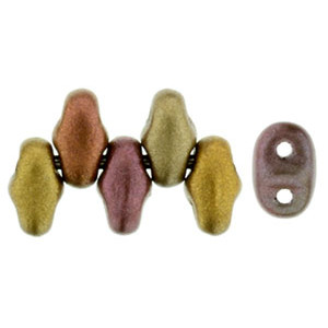 MiniDuo 4x2,5mm Matte - Metallic Gold Copper Iris 50gr (01620CR)