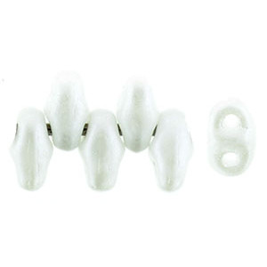 MiniDuo 4x2,5mm Pearl Coat - Snow 50gr (25001AL)