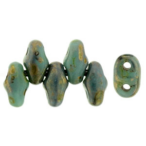 MiniDuo 4x2,5mm Turquoise - Bronze Picasso 50gr (LG63130)