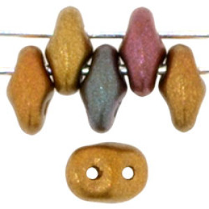 SuperDuo 5x2mm Matte - Metallic Bronze Iris 100gr (01640CR)