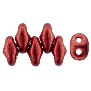 SuperDuo 5x2mm Saturated Metallic Cranberry 100gr (07B09)