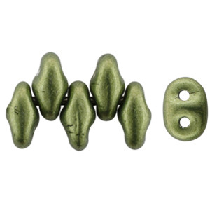 SuperDuo 5x2mm Sueded Gold Fern 100gr (08A06)