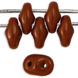 SuperDuo 5x2mm Opaque Umber 100gr (13600)