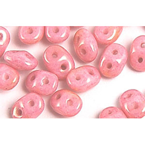 SuperDuo 5x2mm Luster - Metallic Pink 100gr (14494WH)