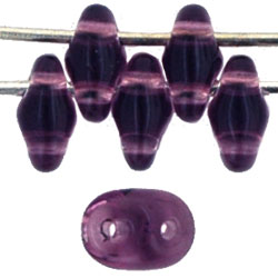 SuperDuo 5x2mm Amethyst 100gr (20060)