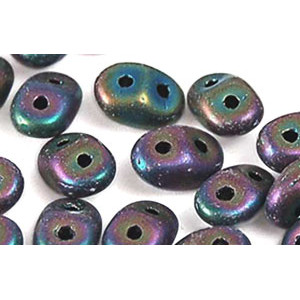 SuperDuo 5x2mm Matte - Iris - Purple 100gr (21195JT)