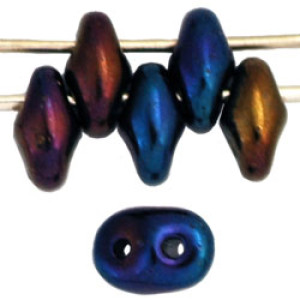 SuperDuo 5x2mm Iris - Blue 100gr (21435JT)