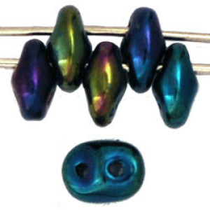 SuperDuo 5x2mm Iris - Green 100gr (21455JT)