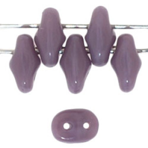 SuperDuo 5x2mm Opaque Amethyst 100gr (23020)