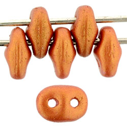 SuperDuo 5x2mm Gold Shine - Burnt Orange 100gr (24106AL)