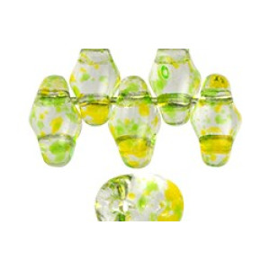 SuperDuo 5x2mm Confetti Splash - Yellow Green 100gr (24405CR)