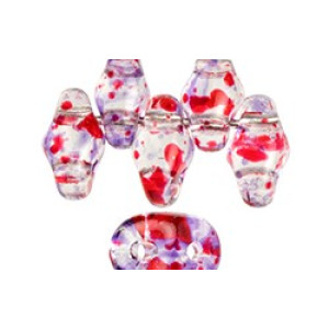 SuperDuo 5x2mm Confetti Splash - Violet Red 100gr (24407CR)