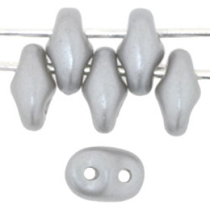 SuperDuo 5x2mm Pearl Coat - Silver 100gr (25028AL)